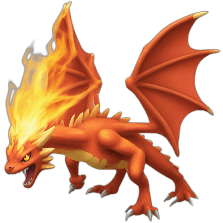 Pokémon dracaufeu emoji