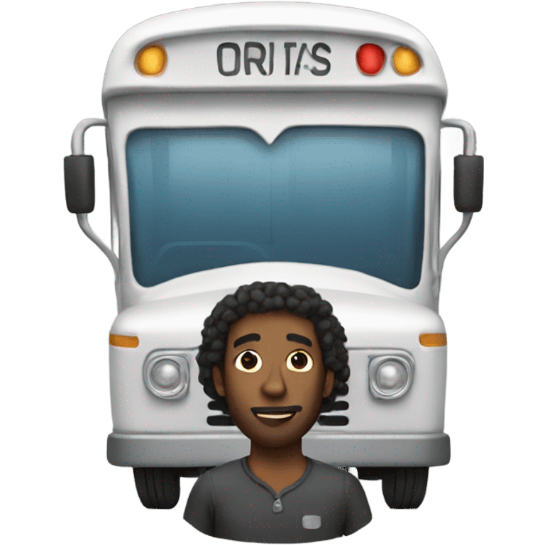 Guy living on the bus  emoji