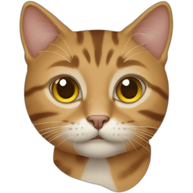 hazel tabby cat emoji