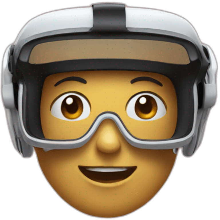 emoji face in VR headset emoji