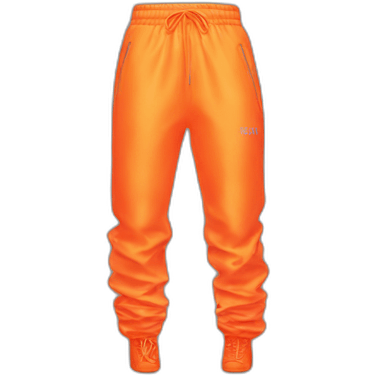 Neon orange yeezy pants emoji