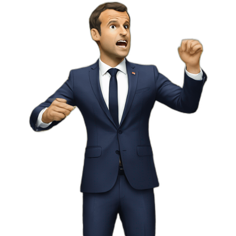 Macron slap darmanin emoji