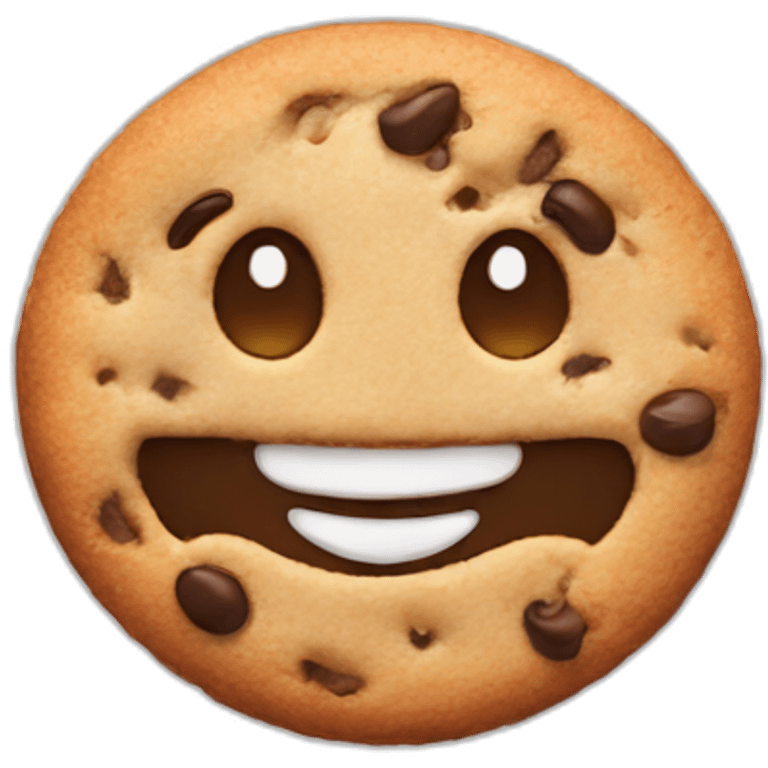 Smile-cookie emoji