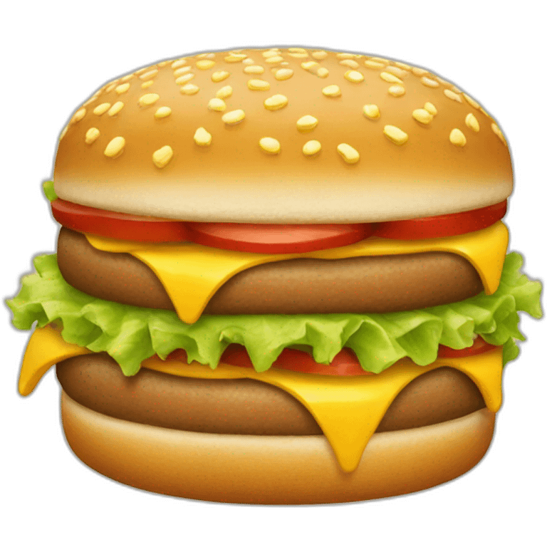 Big mac emoji