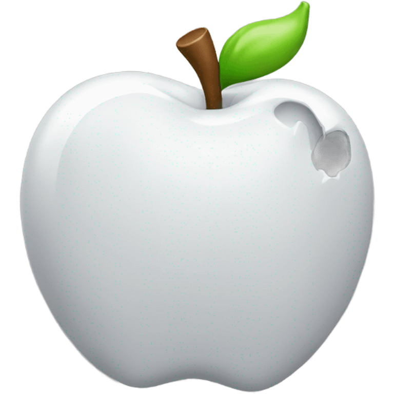 3d speech balloon apple emoji style blank emoji