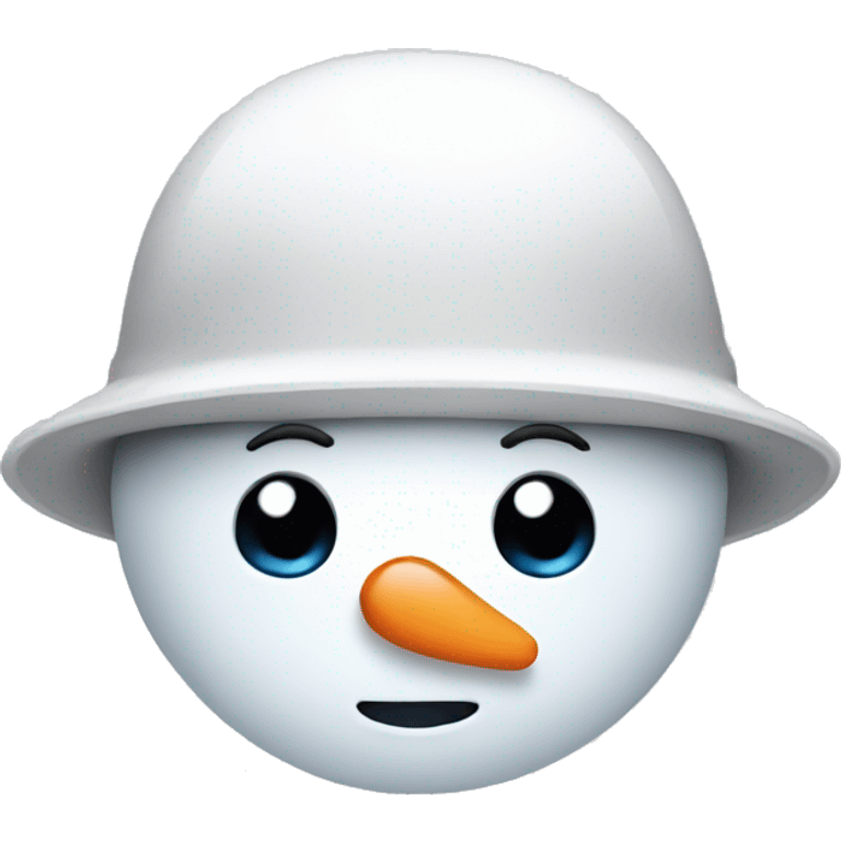 snowman hard hat emoji