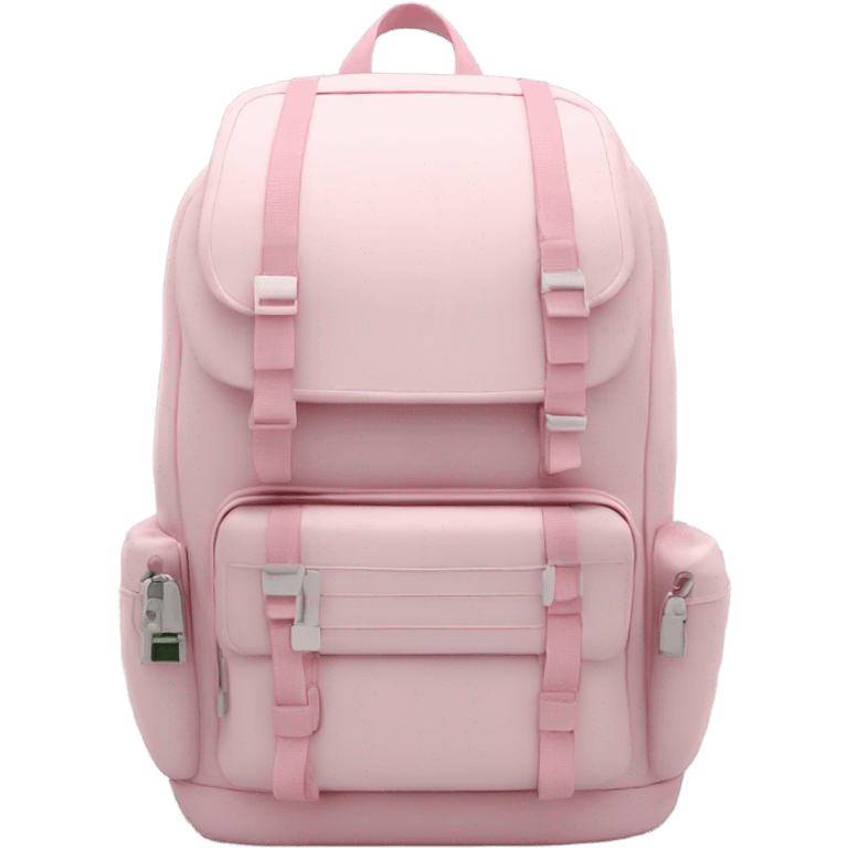 light pink backpack for school emoji