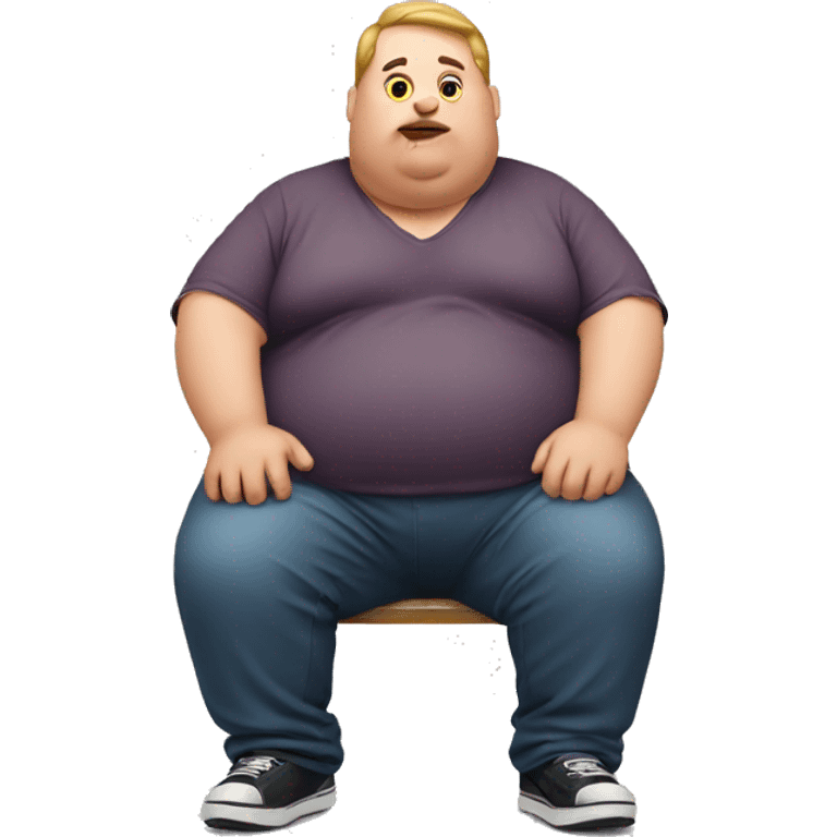 obese man emoji