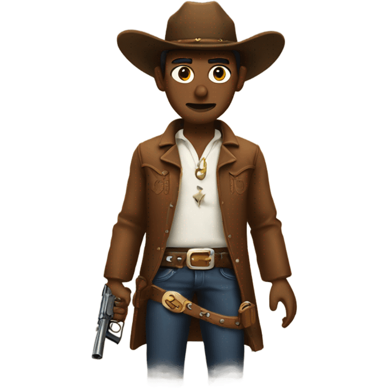 Cowboy with 2 guns emoji