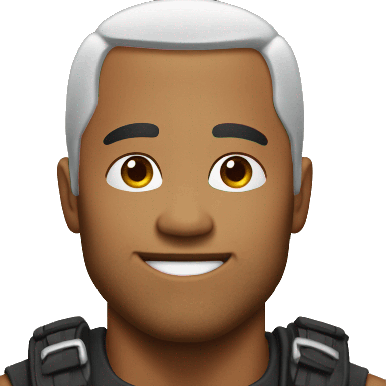 make the rock johnson reaction as an emoji emoji