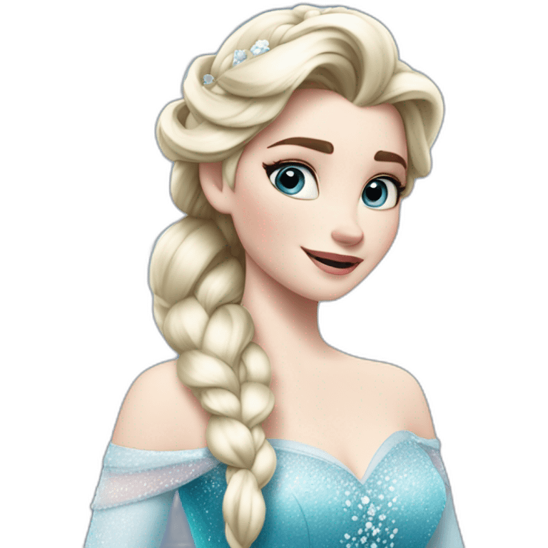 Elsa reine des neiges emoji