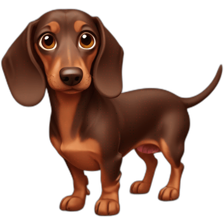 brown-dachshund-dog emoji