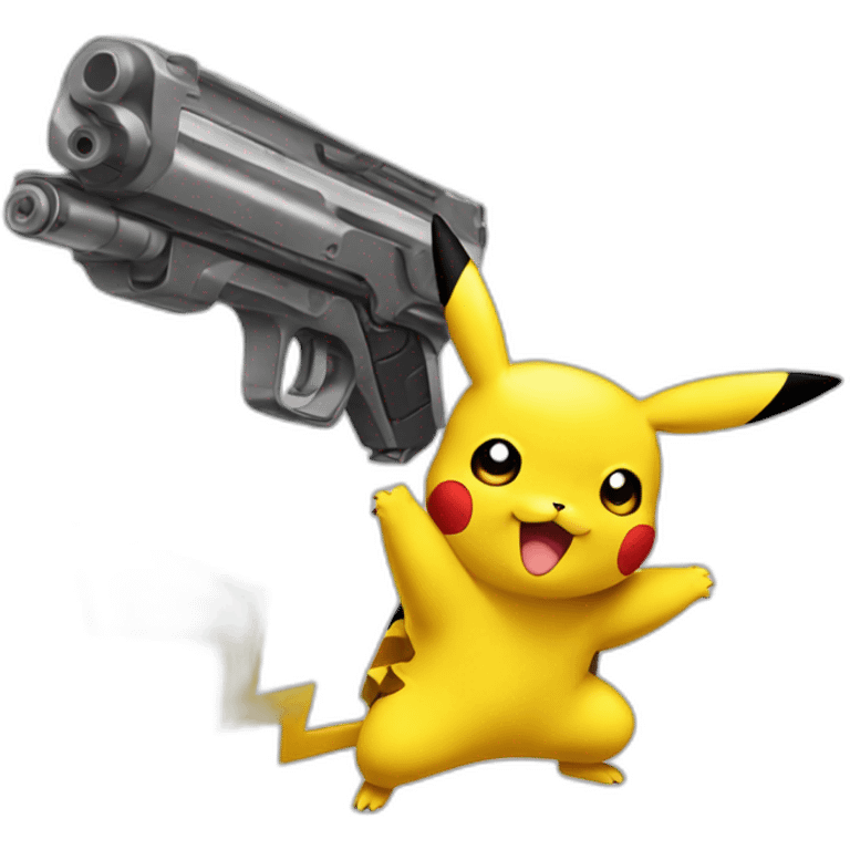 pikachu-useing-gun emoji