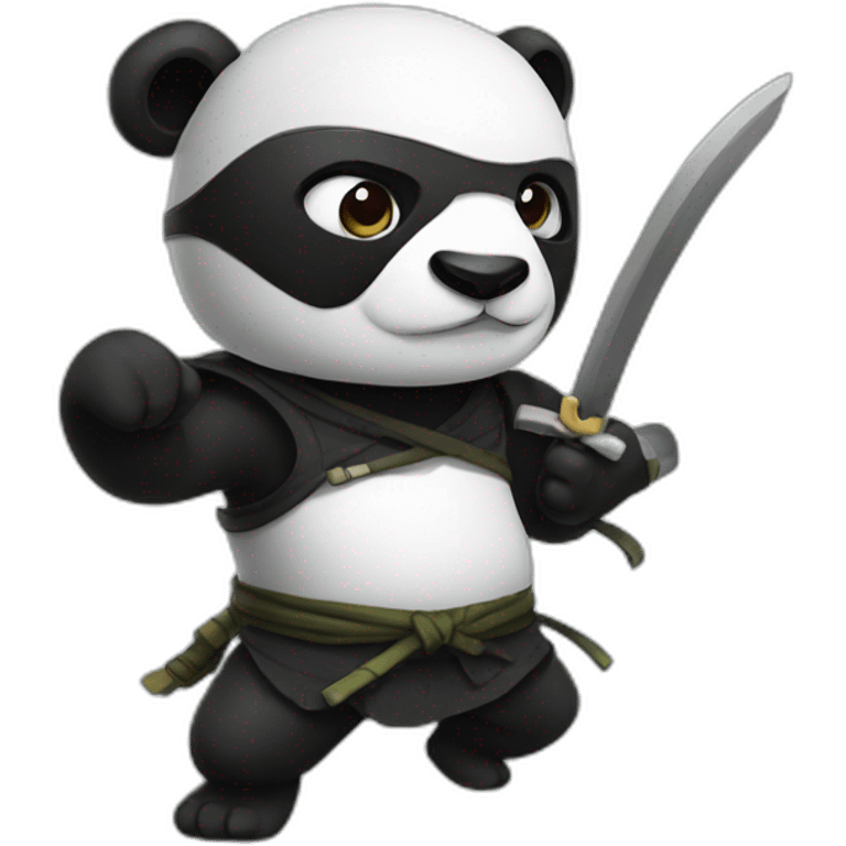 panda ninja emoji