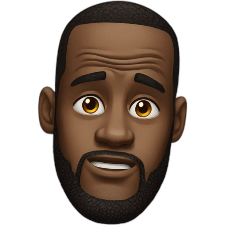 lebron crying and sad emoji