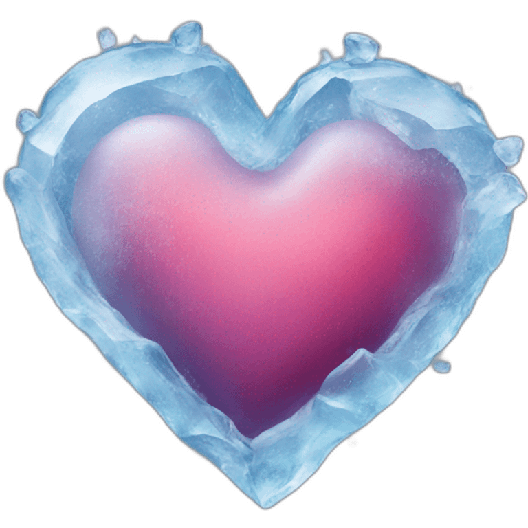 heart in the ice emoji