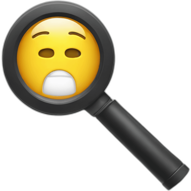 magnifier emoji