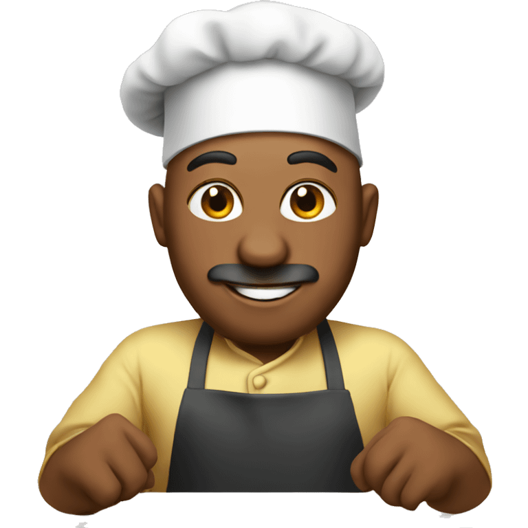 3 chef who cooking emoji