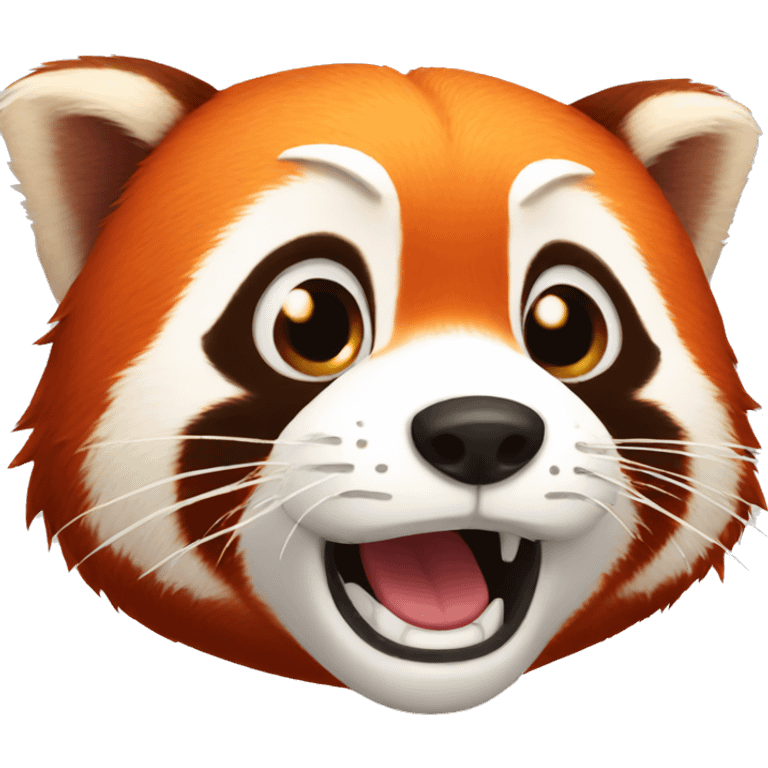 red panda crying emoji