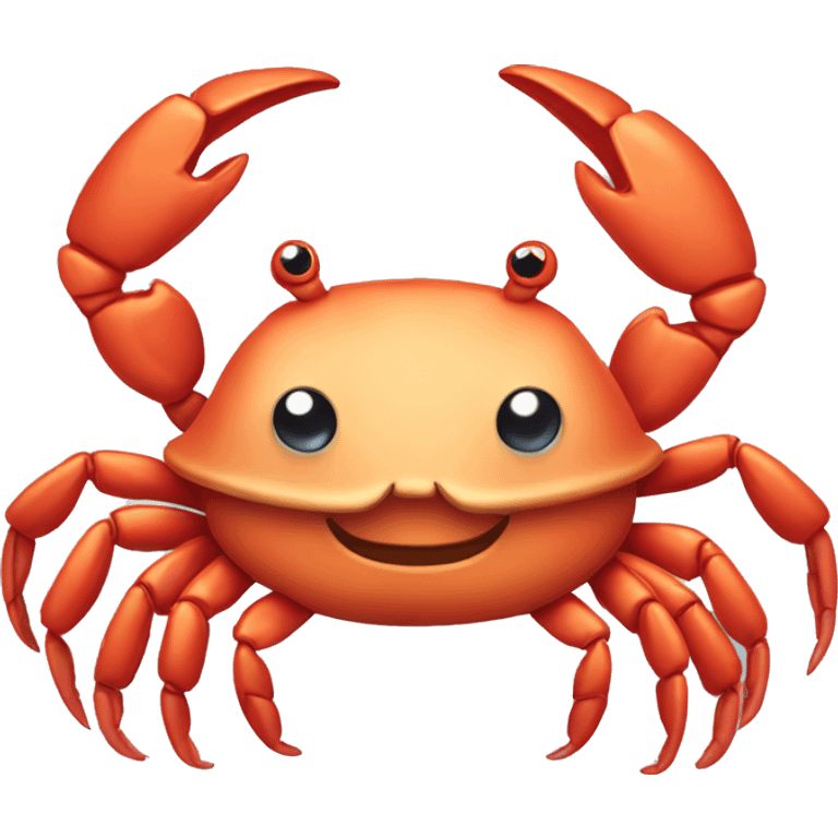 Cute crab emoji