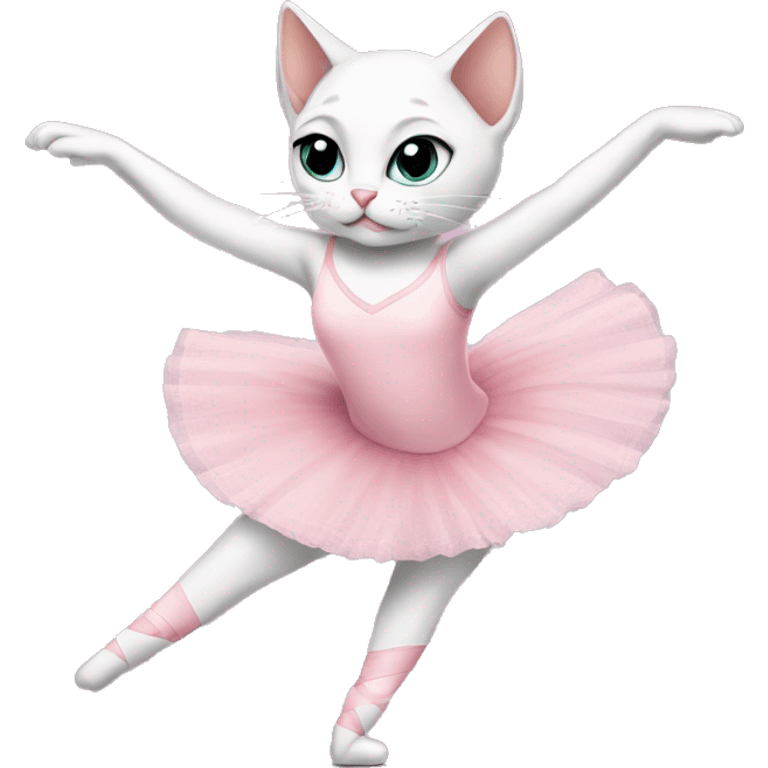 Ballerina cat emoji