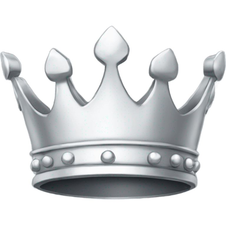 Simple Platinum Crown emoji