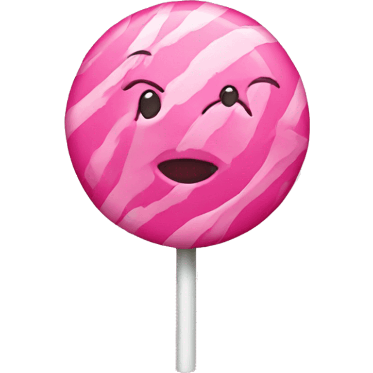 Pink lollipop  emoji