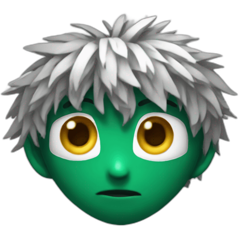 Deku with eyes heart  emoji