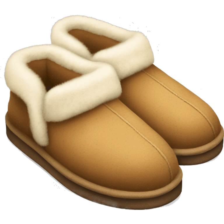 Two Ugg slippers emoji