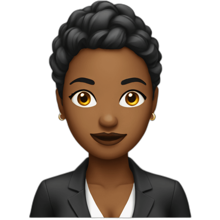 Sassy black woman emoji