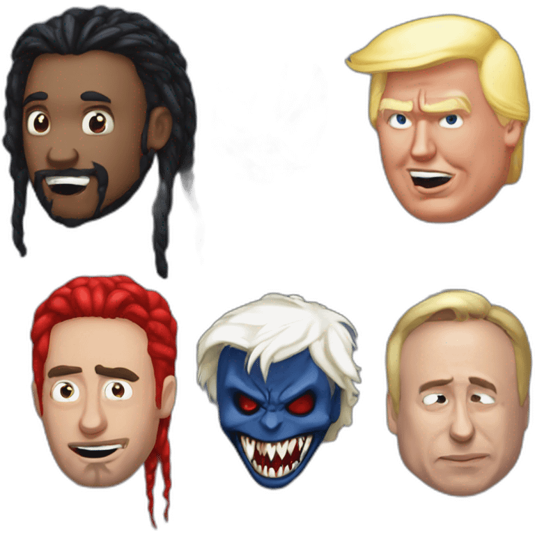 Venom X carnage X trump X Zemmour emoji