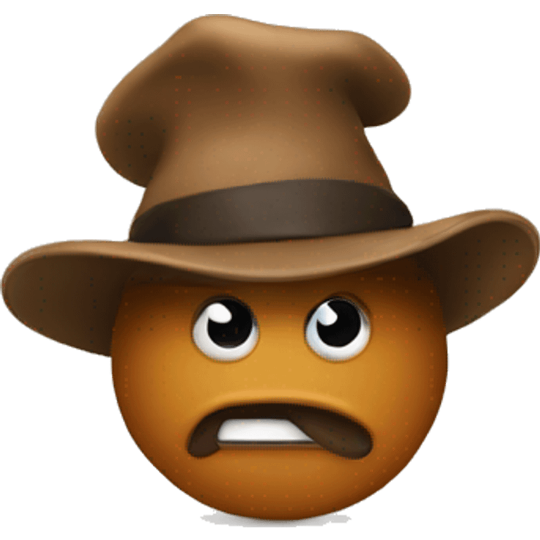 poo with a hat emoji