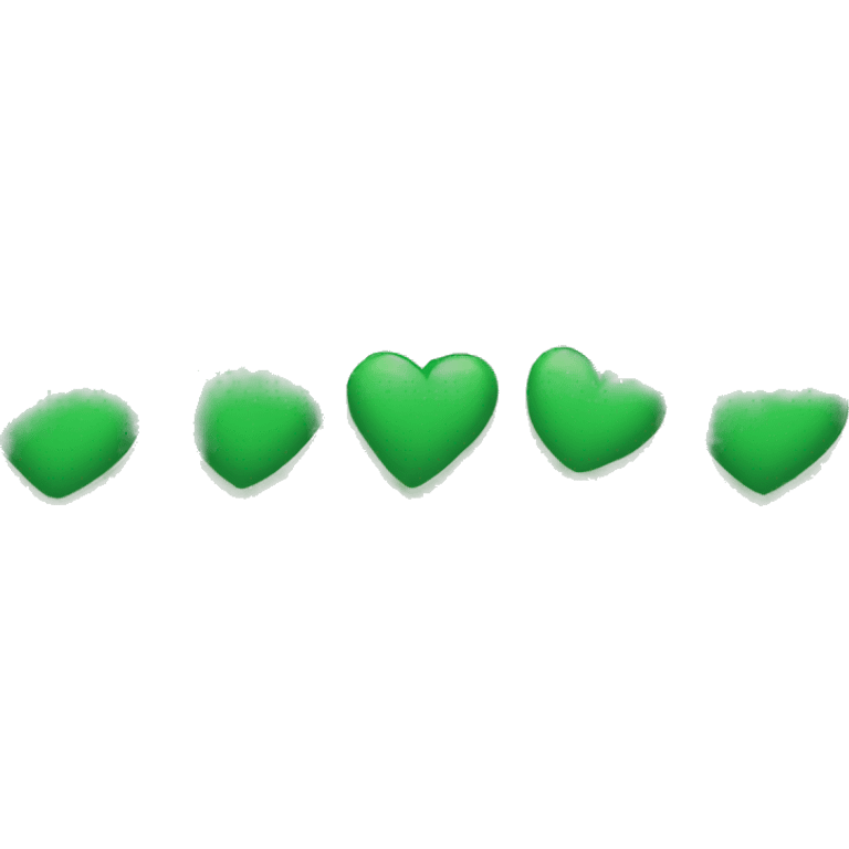 evergreen green heart emoji