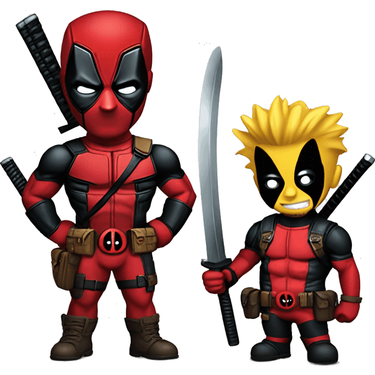 Deadpool wolverine emoji