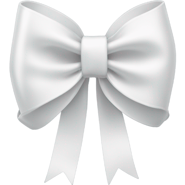 White ribbon bow emoji