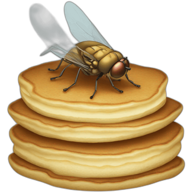 pancake fly emoji