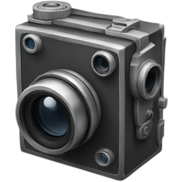 camera dans un cube emoji