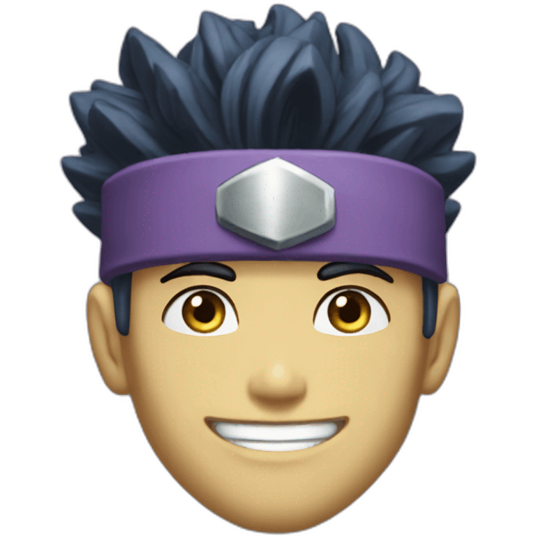 star-platinum-jojo-smiling emoji