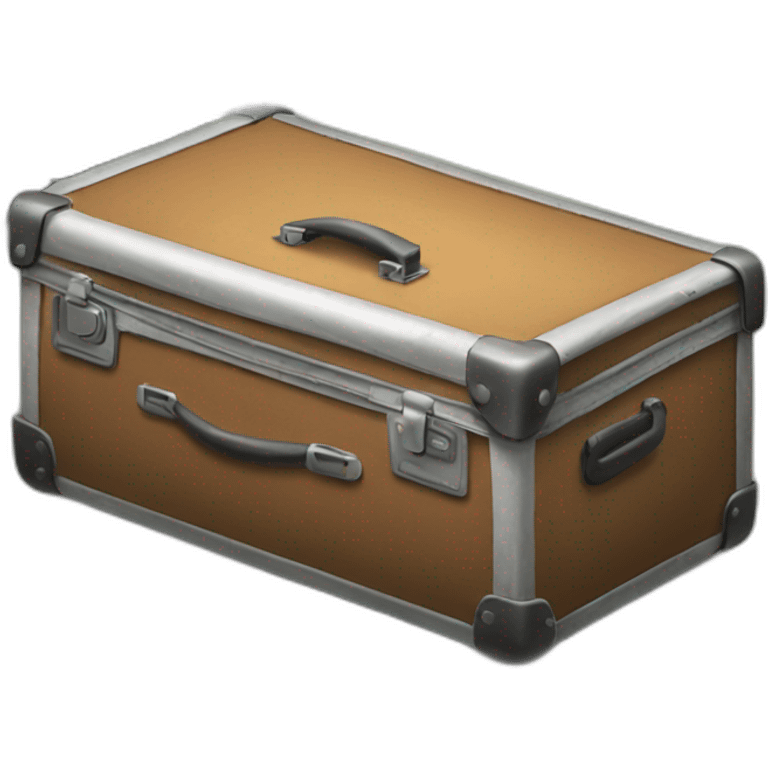 Suitcase in a train emoji