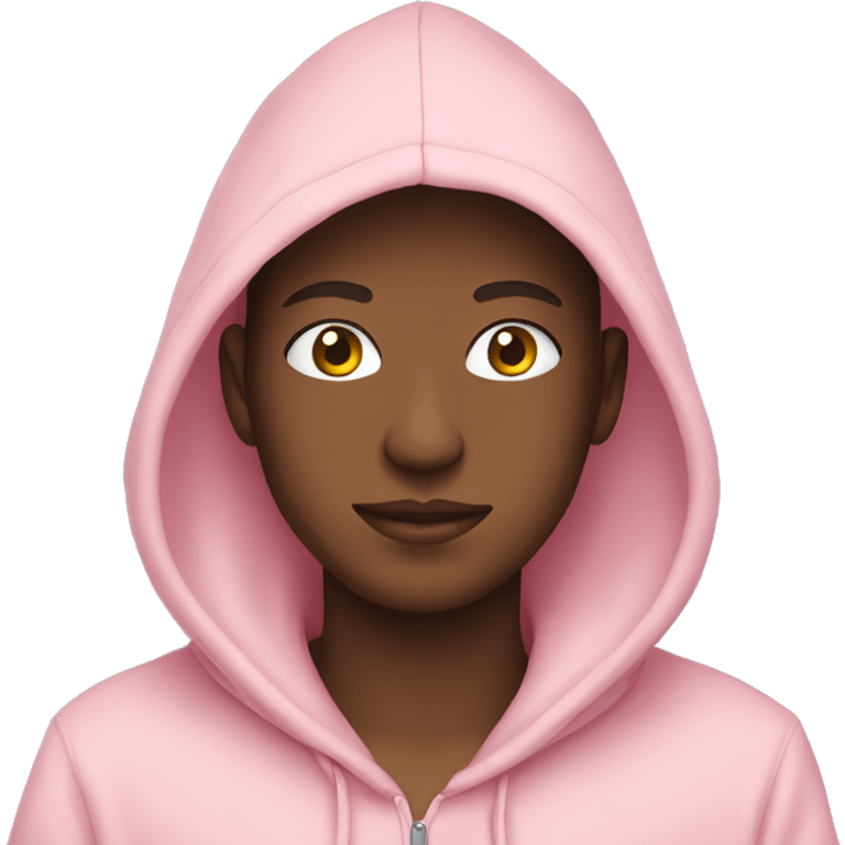 Pastel pink hoodie  emoji