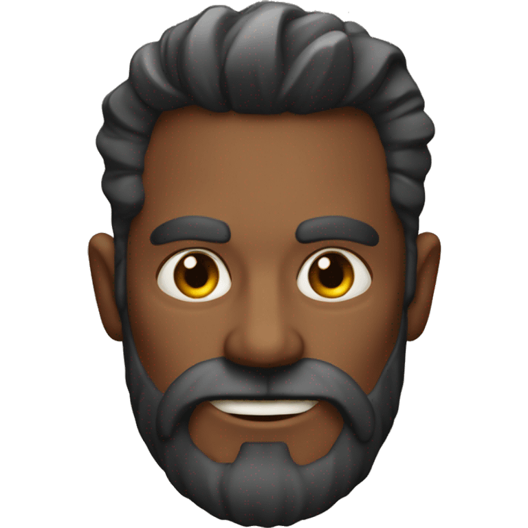 Cabeza de diablo con barba emoji