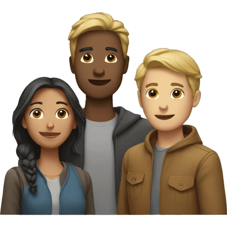 three persons emoji