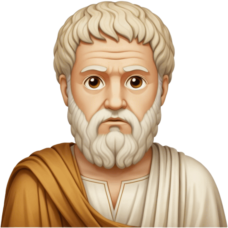 Cinematic Realistic portrait of Plato, depicted as a wise ancient philosopher with a contemplative gaze and detailed traditional Greek attire, rendered in soft, classical lighting that evokes antiquity emoji