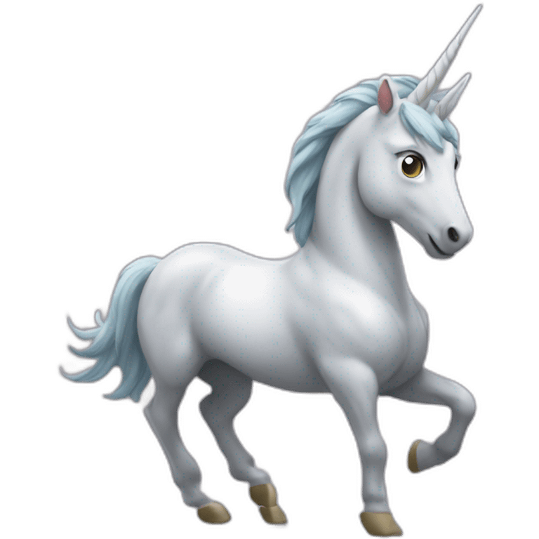 Licorne qui fait du tir à l’arc  emoji