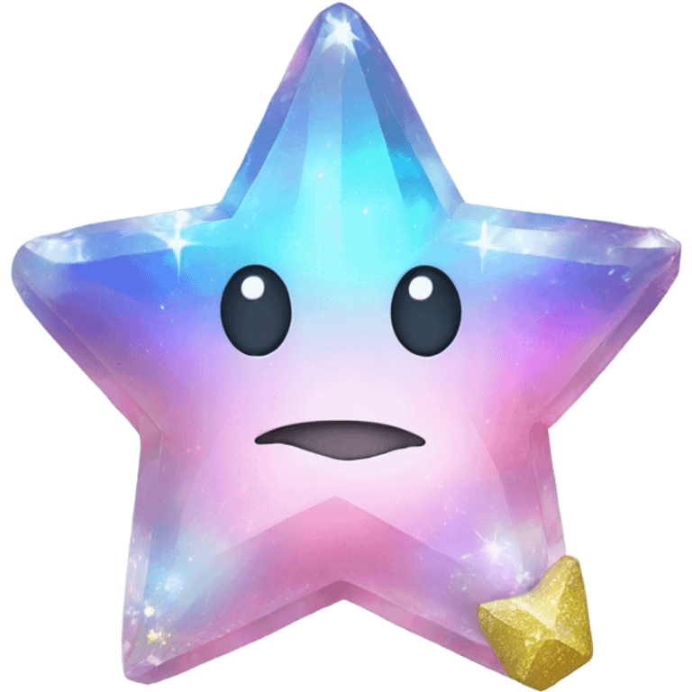 opal crystal shaped like star sparkle emoji  emoji