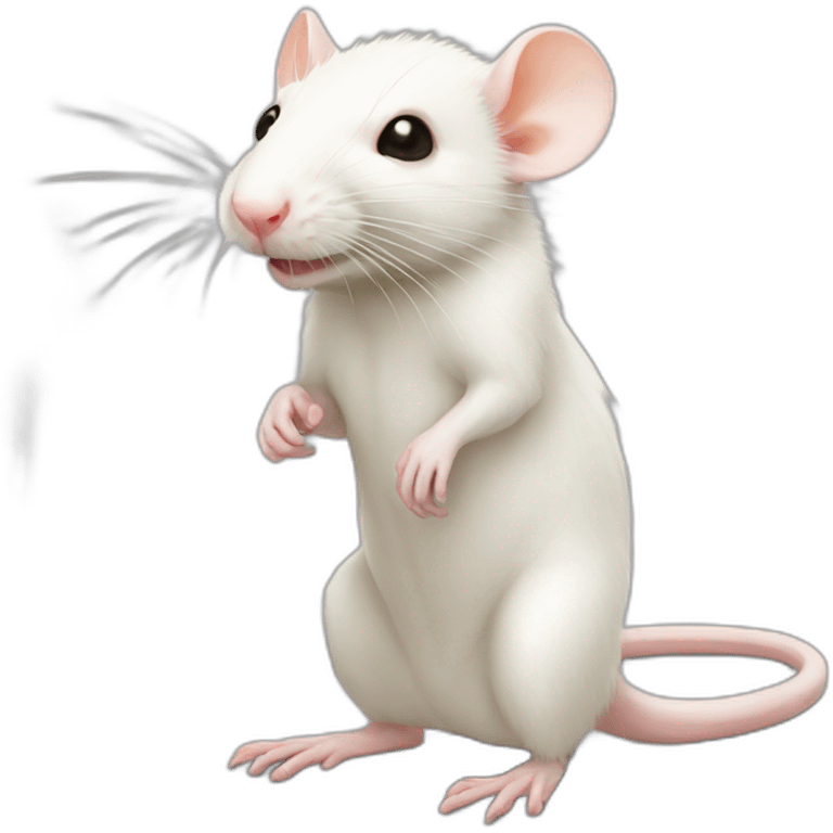 Albino Rat Full Body emoji