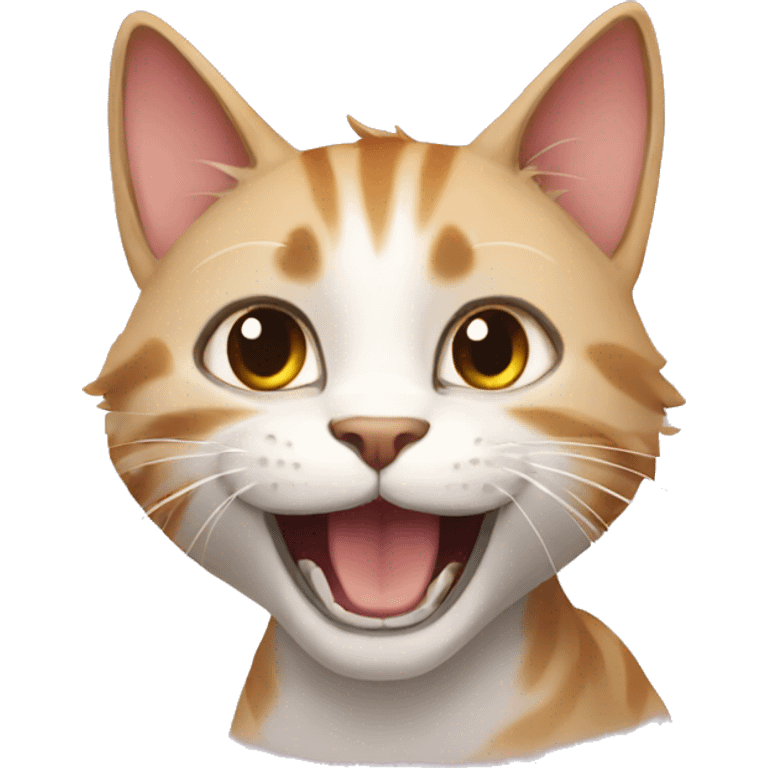 Cat being awesome emoji