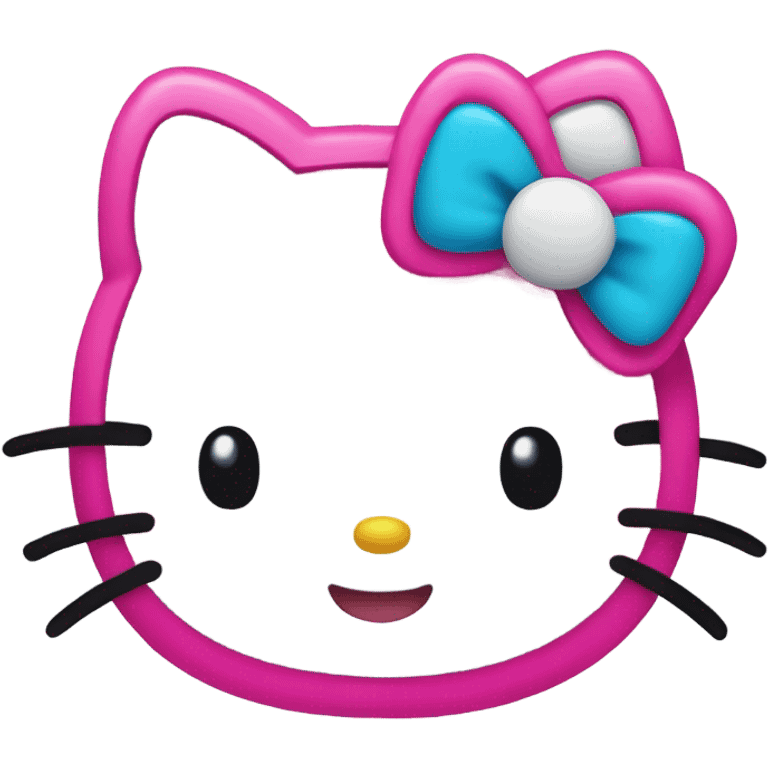 Hello kitty souriant  emoji