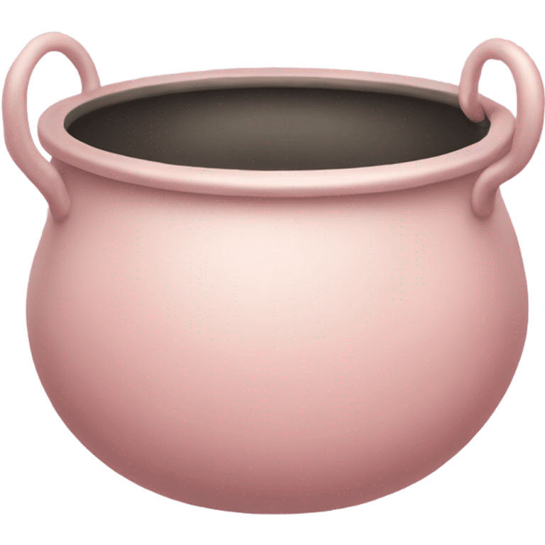 Pale pink empty cauldron emoji