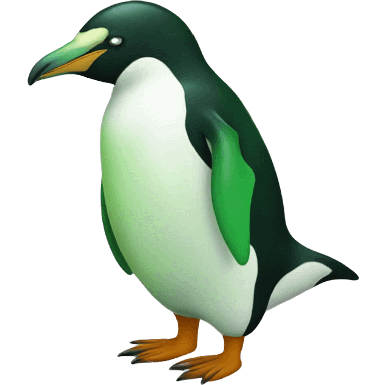 green pinguin emoji